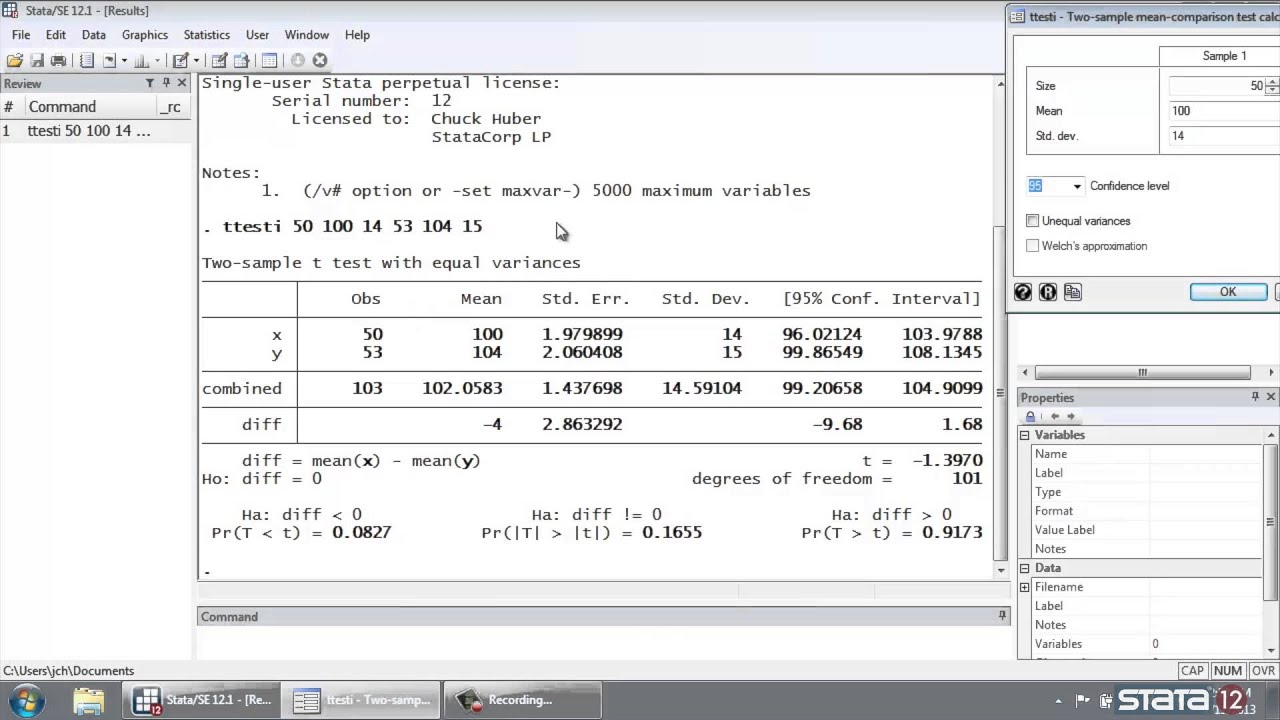 Stata Trial